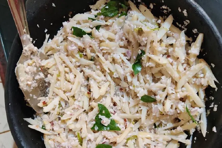 Easy jackfruit seed stir-fry