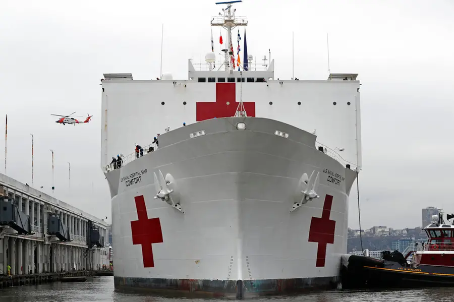 US nears China's virus death toll as New York calls for help
