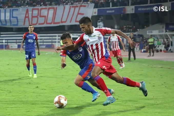 10-men Bengaluru defeat ATK 1-0 in first leg of second semi final