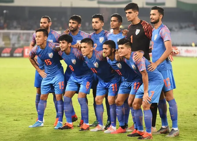 File photo of the Indian football team (Photo: Twitter)
