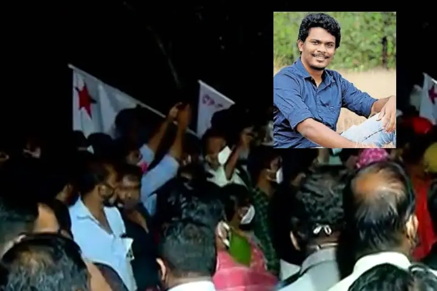 SFI leader Dheeraj cremated in Kannur, thousands throng to pay last respects