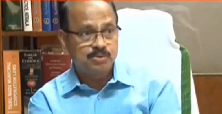 Kerala state election Commissioner V. Bhaskaran