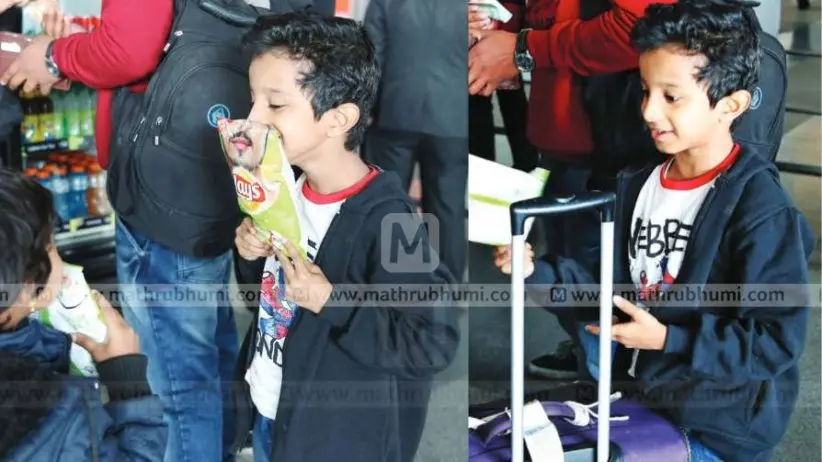 Madhav at the Delhi airport. Photo: P G Unnikrishnan