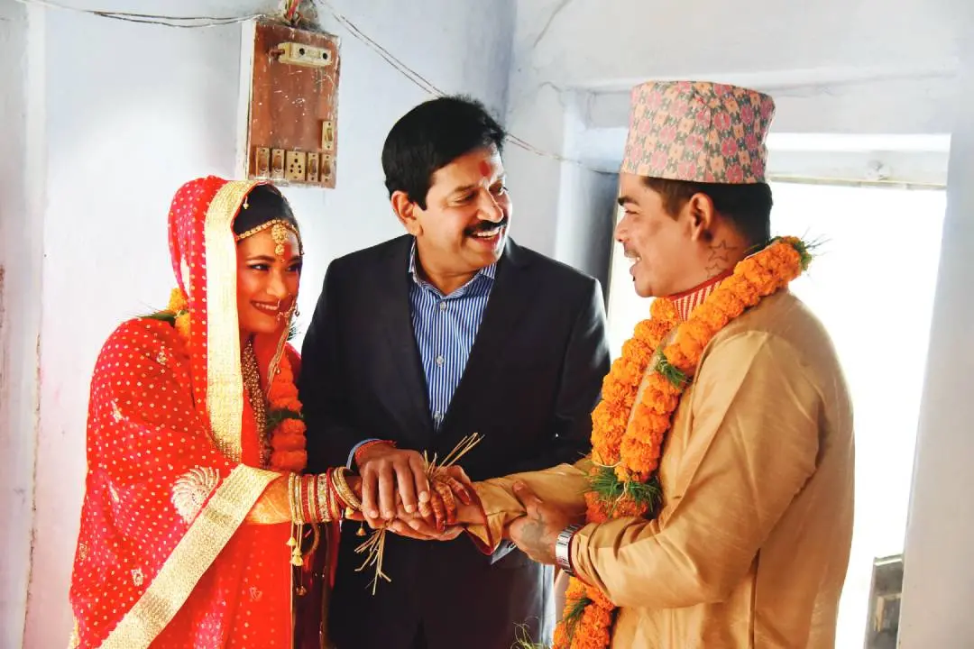 Gopinath Muthukad with Sonia and Sumit