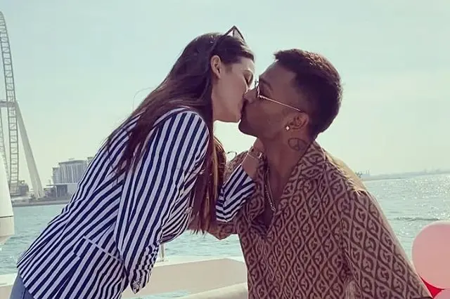 Hardik Pandya announces engagement with Serbian actress Natasa Stankovic