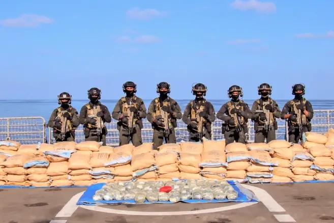 Major drug bust: INS Tarkash seizes 2,500 kg of narcotics in Western Indian Ocean