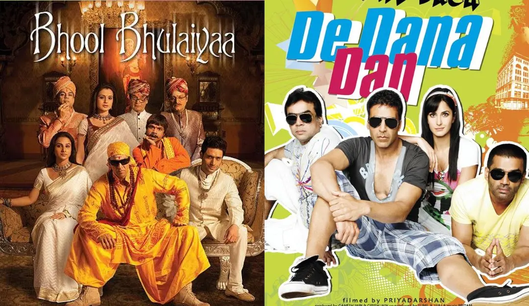 Posters of Bhool Bhulaiyaa and De Dana Dan | Photo: IMDb