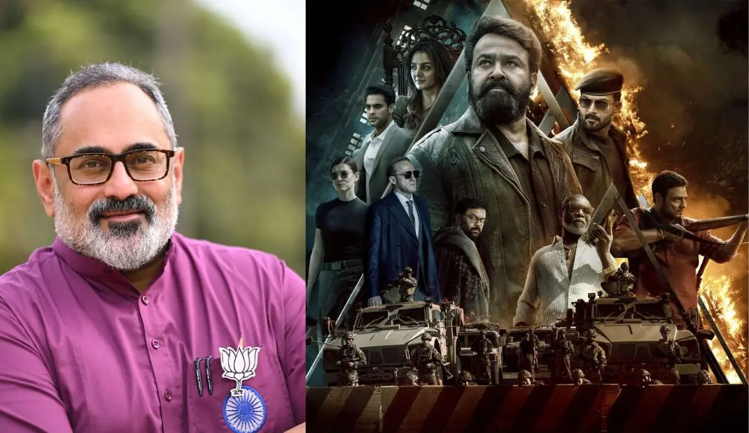 Rajeev Chandrasekhar, Empuraan movie poster
