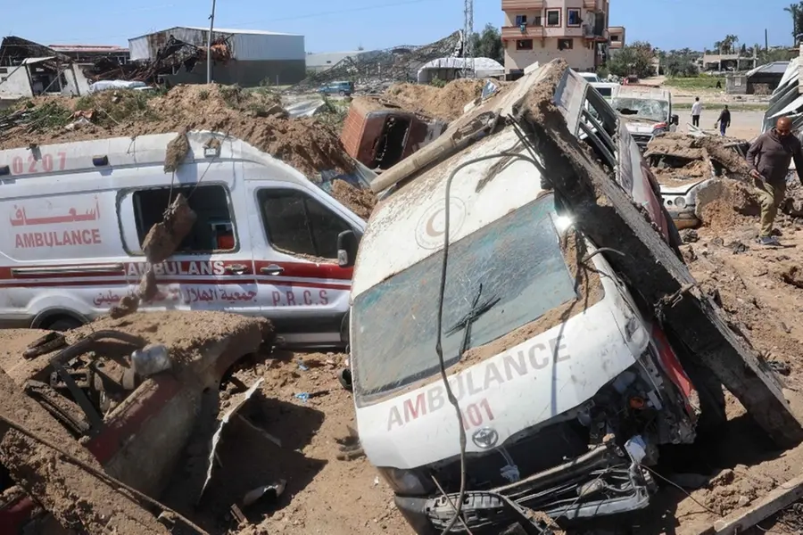 Israeli military admits firing on ambulances in Gaza, citing 'suspicious vehicles'