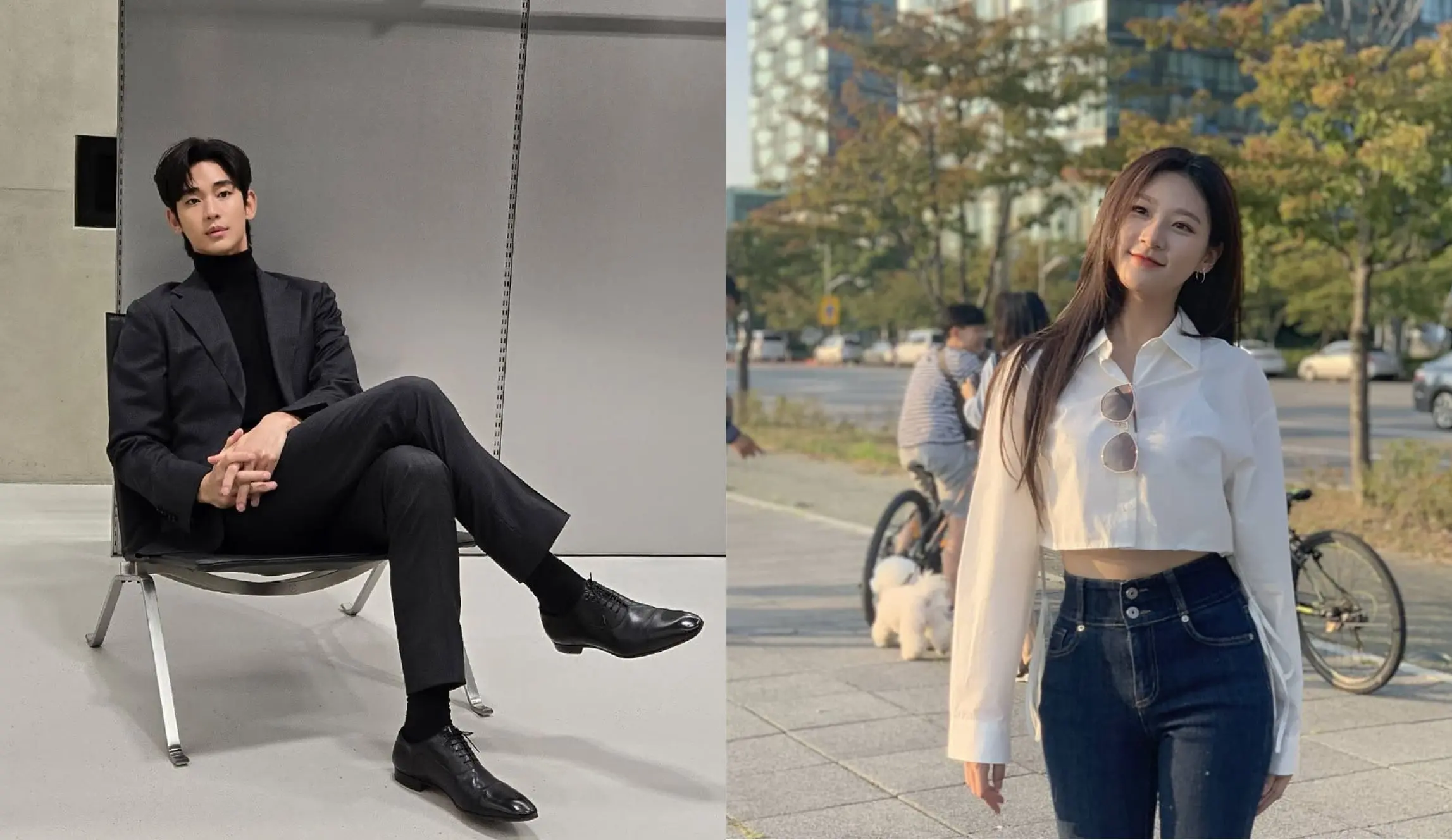 Kim Soo Hyun, Kim Sae-ron | Photo: instagram/soohyun_k216, ron_sae