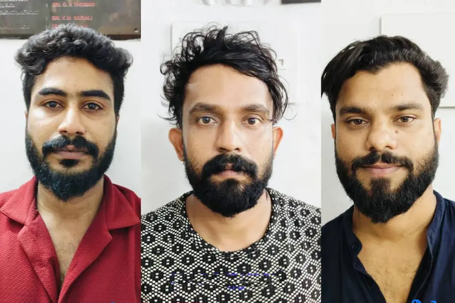 Kerala Police arrest three in Tirur with MDMA smuggled from Oman via Mumbai