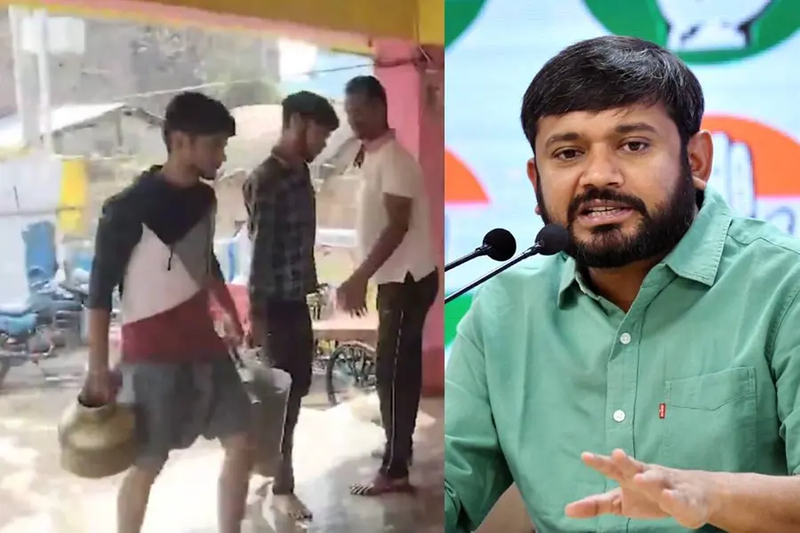 Temple visited by Kanhaiya Kumar cleansed with Ganga water; New controversy erupts in Bihar | Video