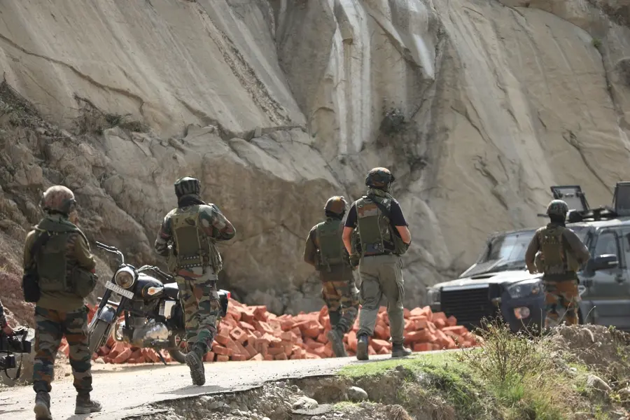 Three terrorists, three policemen killed in intense gunfight in J&K’s Kathua