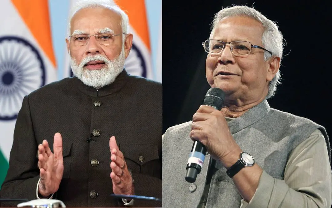 Narendra Modi and Muhammad Yunus | Photo: ANI, PTI