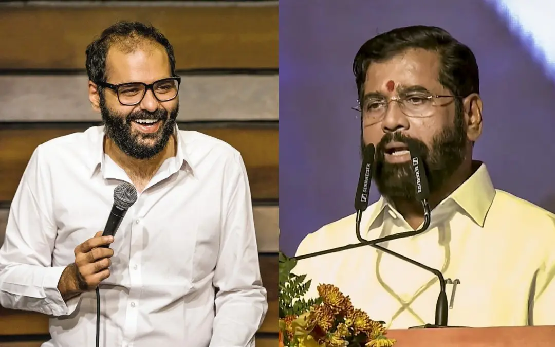 From (L) Kunal Kamra and Eknath Shinde | File Photos: Agencies