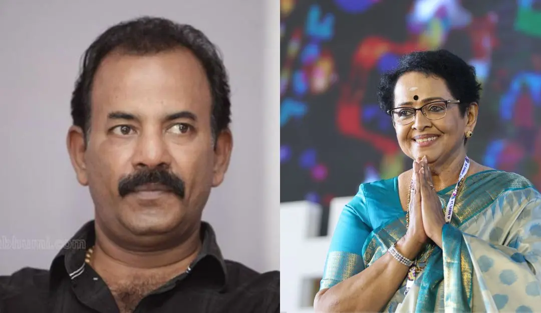 Major Ravi, Mallika Sukumaran (Photo: Mathrubhumi)