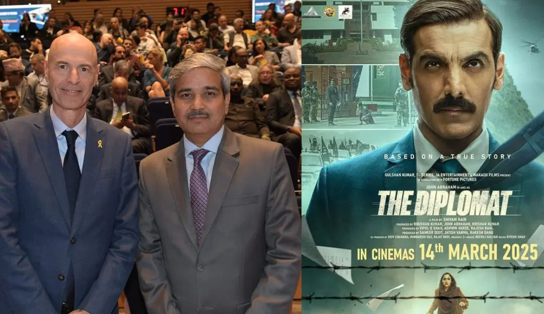 FM Gideon Saar, Amb JP Singh | Photo: Instagram