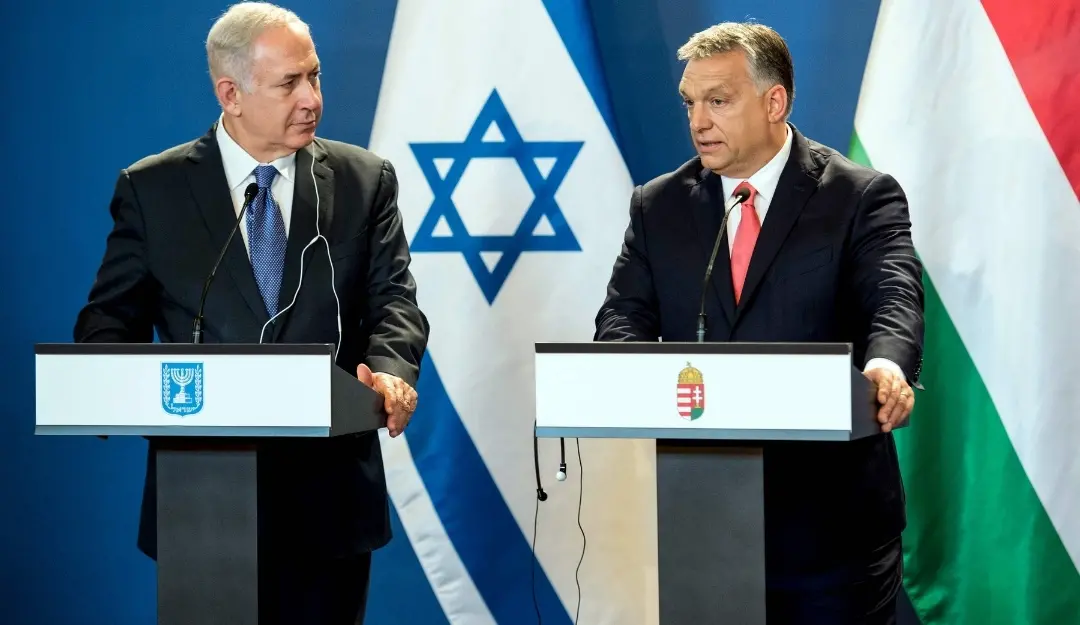 Israeli Prime Minister Benjamin Netanyahu (L) and his Hungarian counterpart Viktor Orban give a joint press conference at the parliament in Budapest, Hungary. | File image: AFP