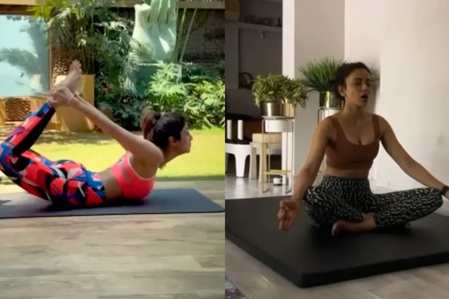 Shilpa Shetty celebrates World Health Day 2025 with yoga asanas