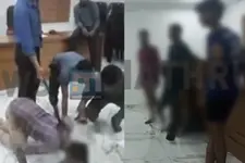യുവതിയെയും നായയെപ്പോലെ നടത്തിച്ചു; മാർക്കറ്റിങ്ങിനു പോകുമ്പോഴുള്ള ‘ചമ്മൽ’ ഒഴിവാക്കാനെന്ന് ന്യായീകരണം
