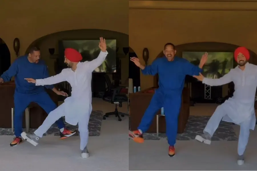 ‘Panjabi aa gaye!’ Diljit Dosanjh and Will Smith do 'bhangra', internet goes wild