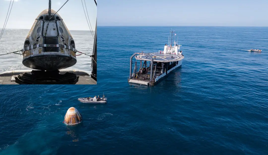 SpaceX pacific ocean spalshdown (Photo: X)