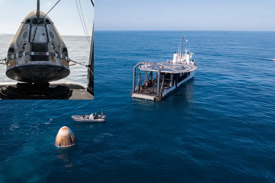 Space tourists make history with first polar orbit and 50-year-first pacific splashdown | WATCH