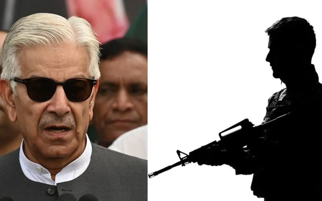 File photo of Pakistan Defence Minister Khawaja Asif