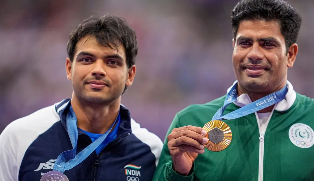 Neeraj Chopra and Arshad Nadeem (Photo: PTI)