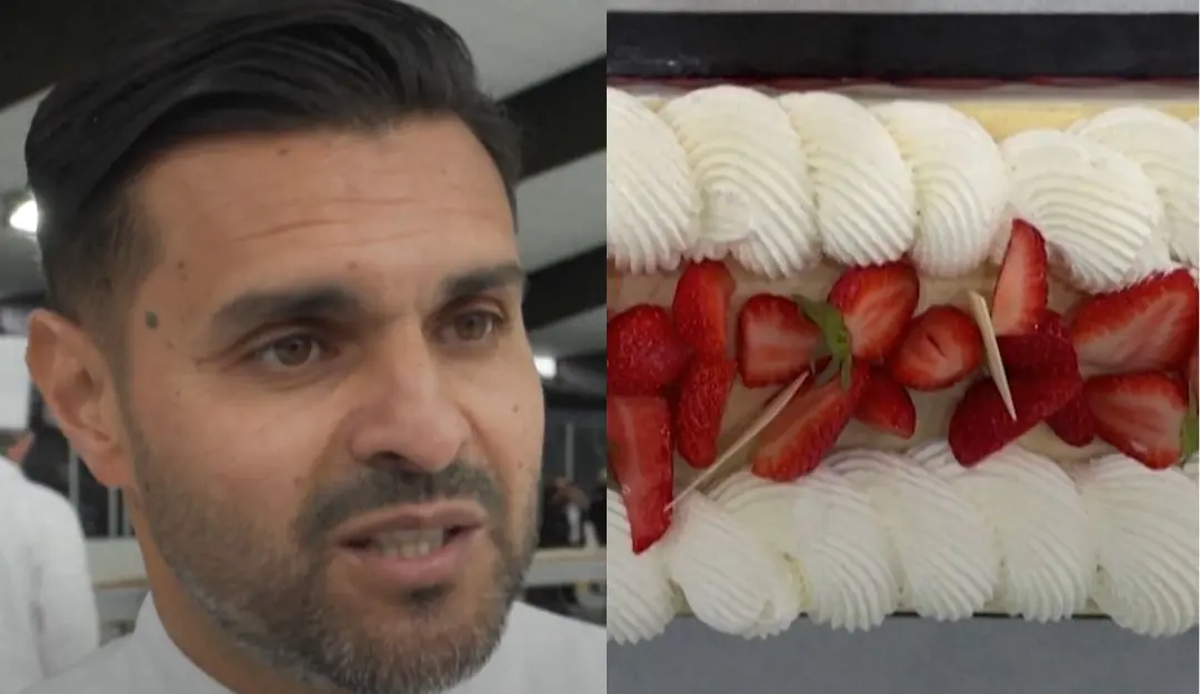 French pastry chefs bake a record-breaking 121.8m strawberry cake