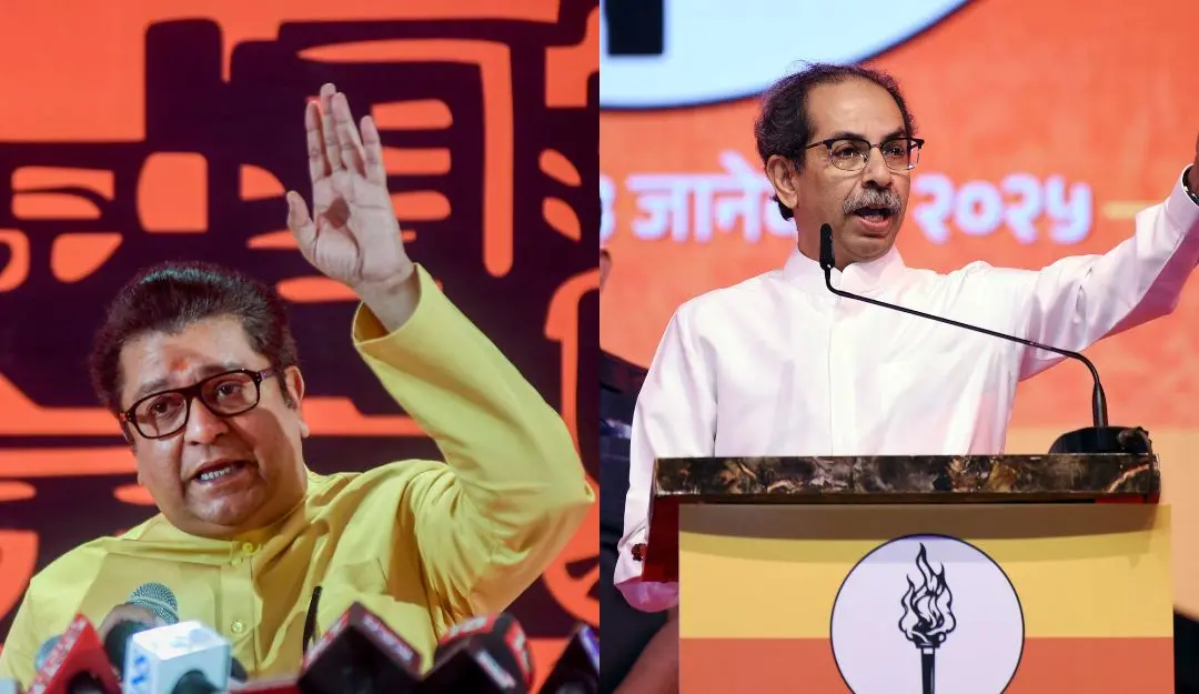 Raj Thackeray (L) and Uddhav Thackeray (R) | File photo: PTI, ANI