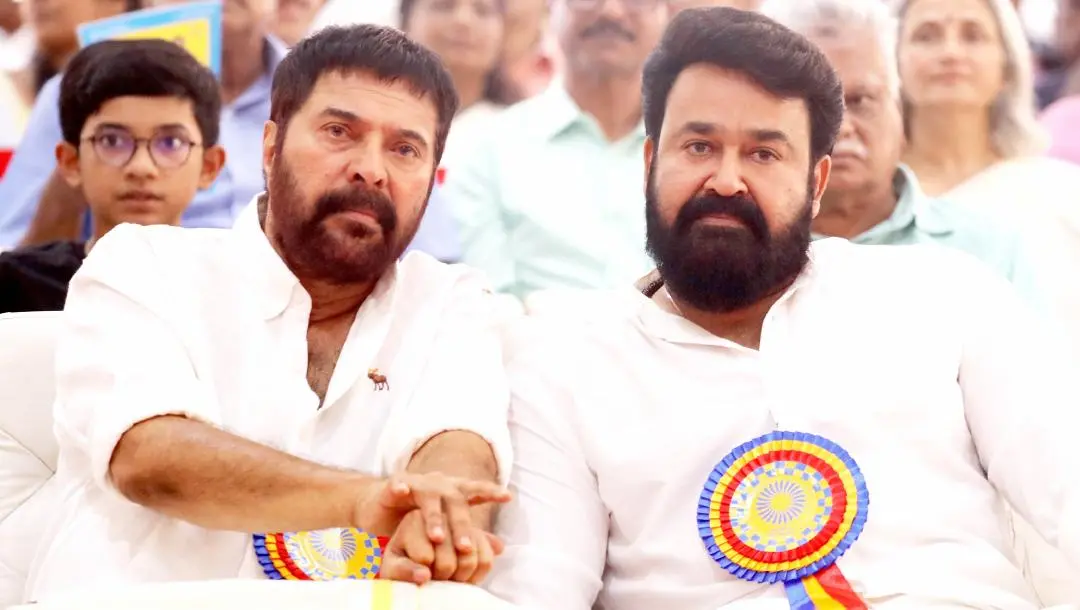 From (L) Mammootty and Mohanlal | Photo: MBI