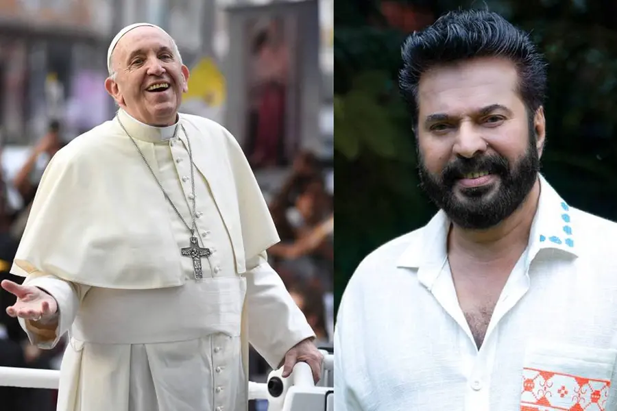 കുലീനനായ ഒരു ആത്മാവിനെ ലോകത്തിന് നഷ്ടപ്പെട്ടിരിക്കുന്നു; മാർപാപ്പയെ അനുസ്മരിച്ച് മമ്മൂട്ടി