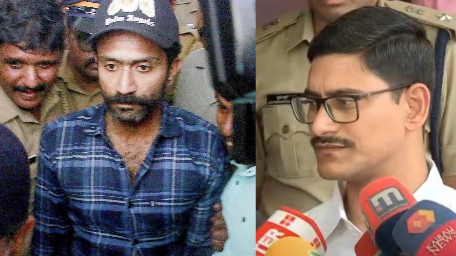 ഷൈൻ ടോം ചാക്കോ, കൊച്ചി പോലീസ് കമ്മിഷണർ പുട്ട വിമലാദിത്യ | Photo: PTI, Screengrab/ Mathrubhumi News