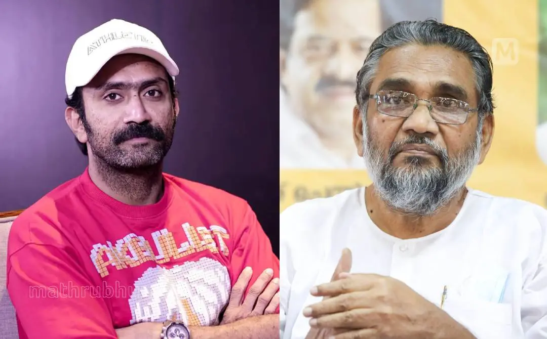 Shine Tom Chacko; Dr K S Radhakrishnan | Photo: P D Amaldev; B Muralikrishnan / Mathrubhumi