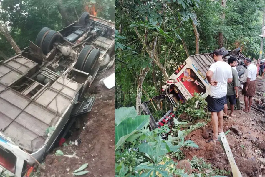 One dead as bus carrying Ayyappa devotees overturns on Erumeli–Sabarimala route