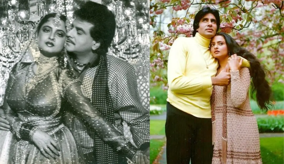 Rekha, Jeetendra, Amitabh Bachchan | Photo: Facebook