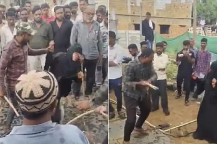 Shocking assault in Davanagere: Woman beaten with sticks, pipes by mob; 6 arrested