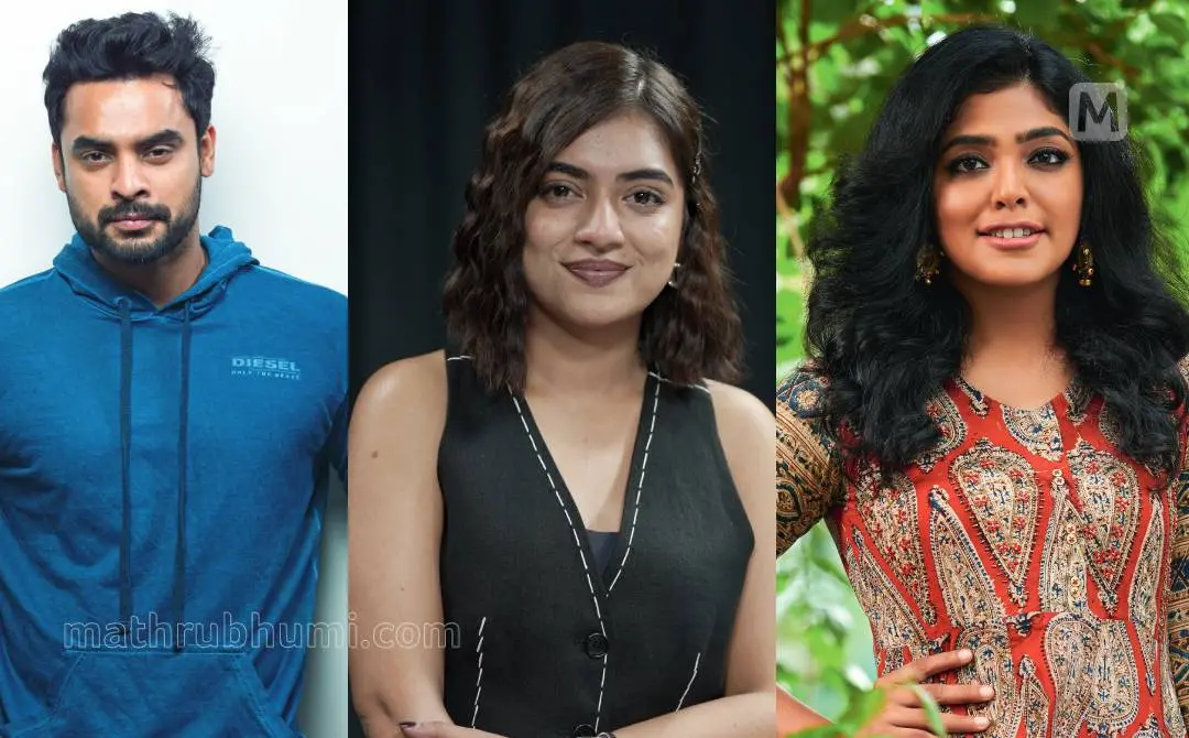 Tovino Thomas, Nazriya Nazim & Rima Kallingal