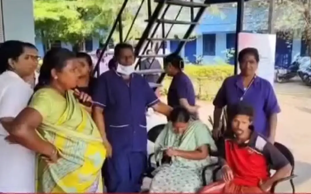 Family members of the baby at Attappady Tribal Hospital | Photo: Screengrab / Mathrubhumi News
