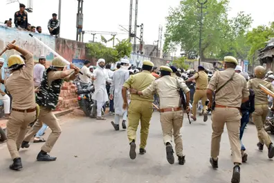 60 booked over protest outside Agra's Jama Masjid after animal flesh found on premises
