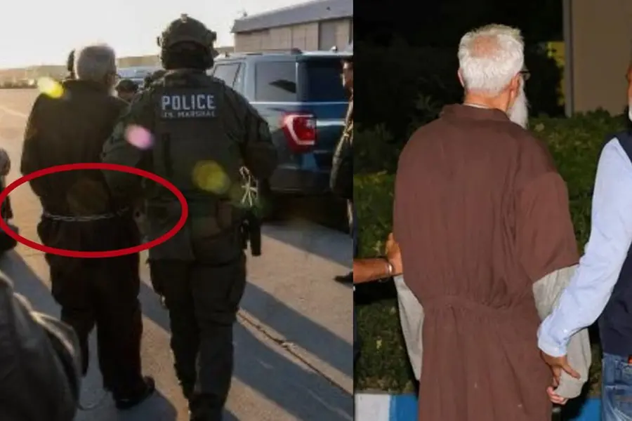 The moment when US handed over shackled Tahawwur Rana to NIA | PHOTOS