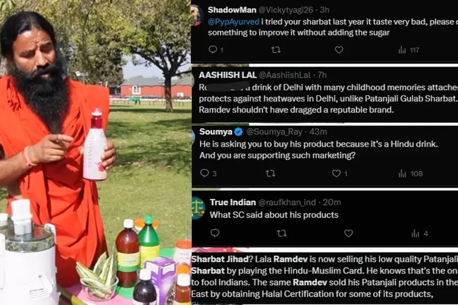 ‘Sharbat se jihad, seriously?’ Ramdev’s viral video slammed on social media