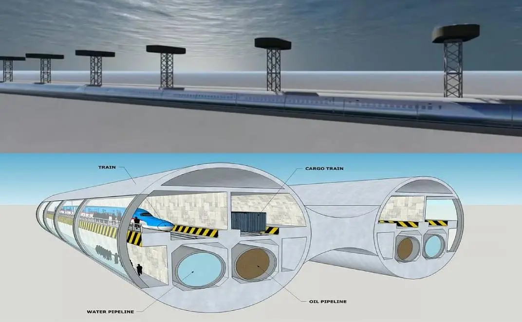 Underwater train project | Photo: Khaleej Times
