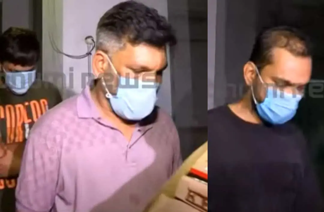 Ashraf Hamza and Khalid Rahman after getting arrested with hybrid cannabis
