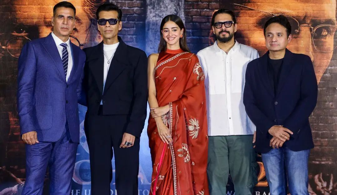 Cast of the film during press conference for the film 'Kesari Chapter 2 (Photo: PTI)