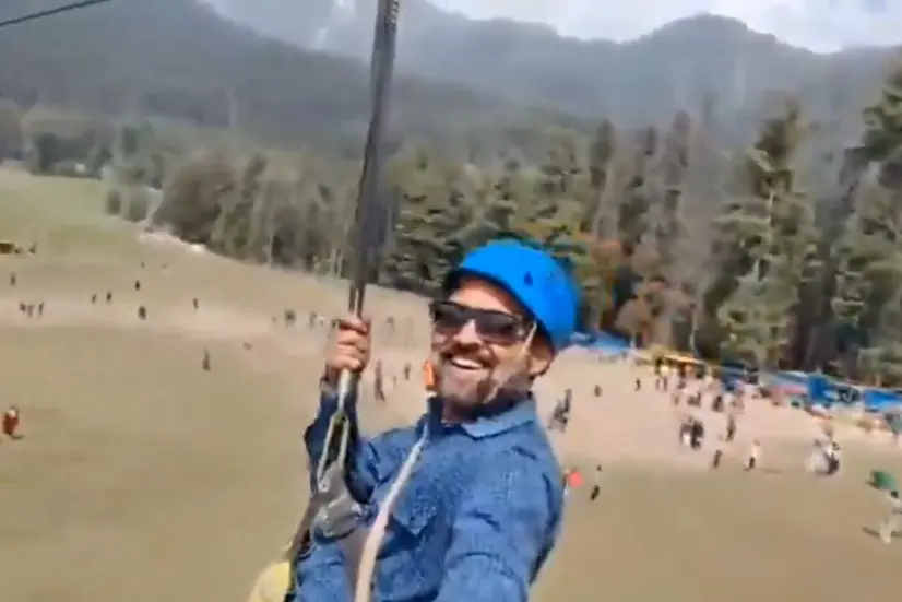 Pahalgam terror attack: Tourist’s viral zipline video captures chaos, gunfire | VIDEO