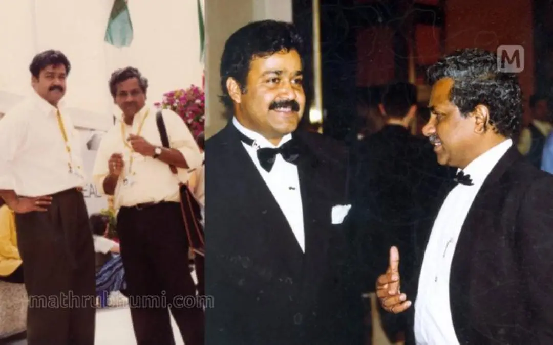 From (L) Mohanlal and Shaji N. Karun | Photos: MBI