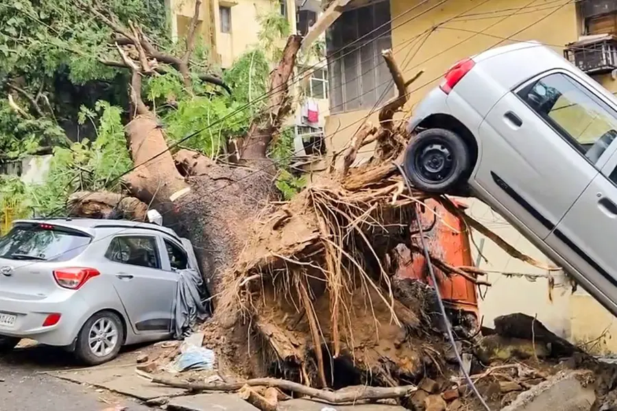 Delhi rains