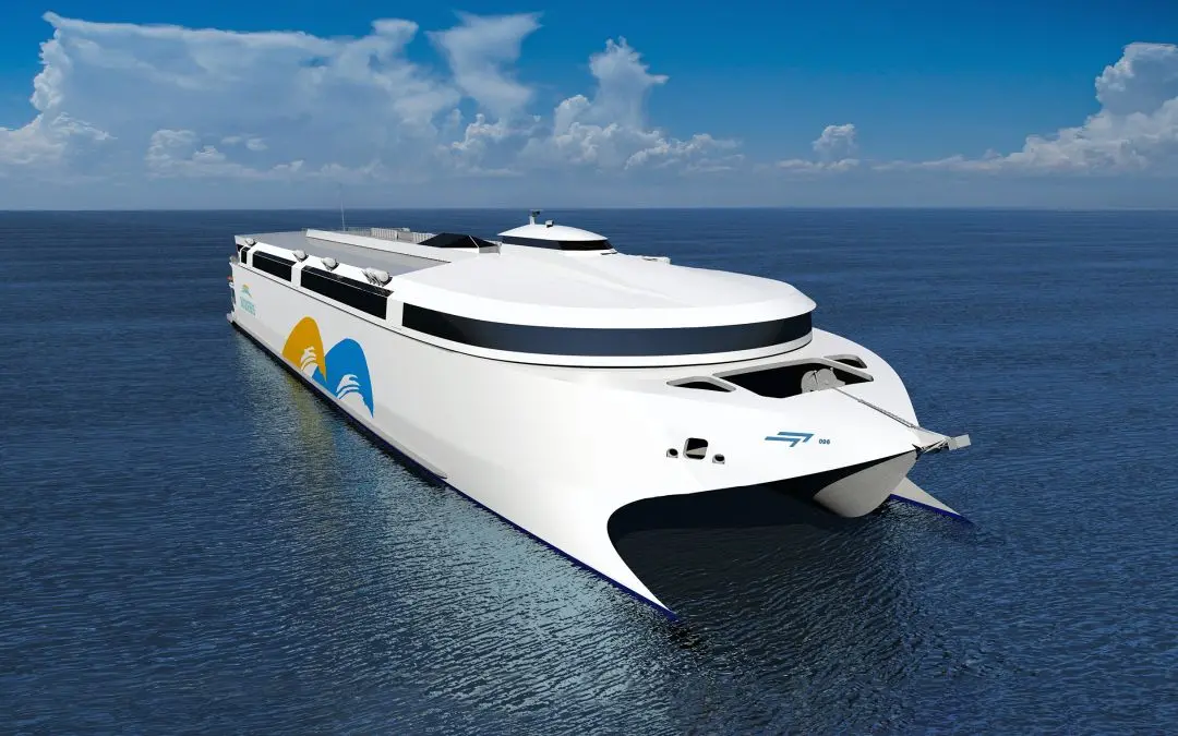 Image: The Incat Hull 096. Photos courtesy: Incat